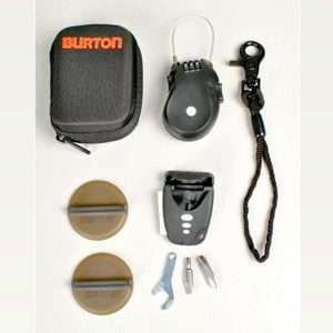 🏂 Burton Starter Kit • snowboard tool, lock, case